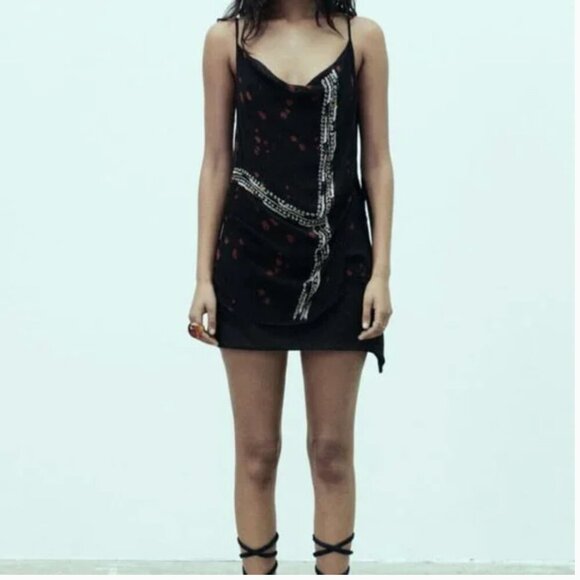 ZARA EMBROIDERED CAMISOLE Size M NEW WITH TAG! - Picture 1 of 7